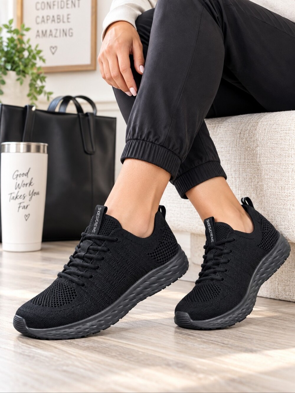 Shoes For Crews Women's Everlight Slip Resistant Work Shoe 7 Medium Sneakers